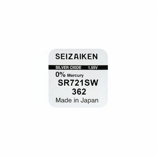 Seizaiken SEIKO 362 SR721SW Silberoxid Uhrbatterie - MIZO.at