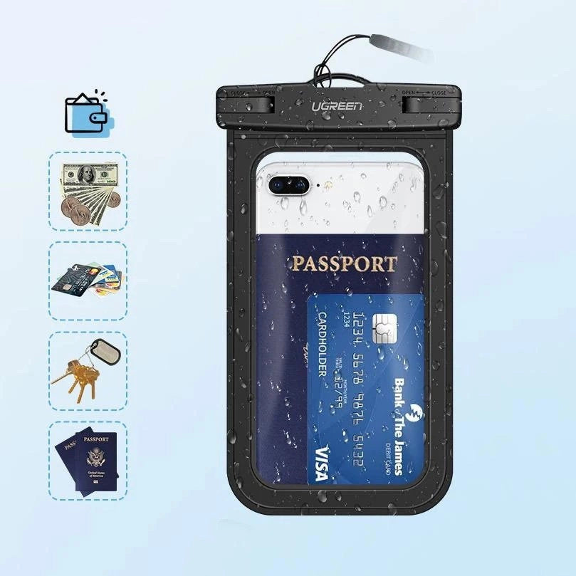 Ugreen LP186 Waterproof Case | IPX8 Protection, Touchscreen Use - MIZO.at