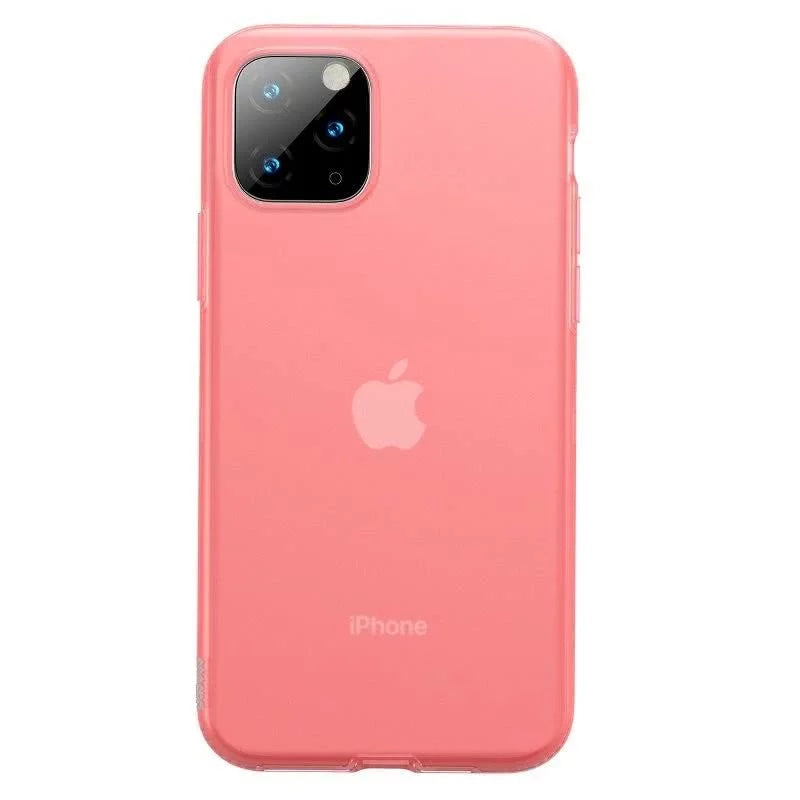 iPhone 11 Pro Case | Jelly Liquid Silica Gel (Transparent Red) - MIZO.at