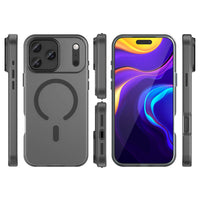 Magnetic Abrasive iPhone 17 Pro Case MagSafe Matte Schwarz - MIZO.at