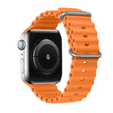 Apple Watch Armband Silikon Orange | 42/44/45/49 mm, Stylisc - MIZO.at
