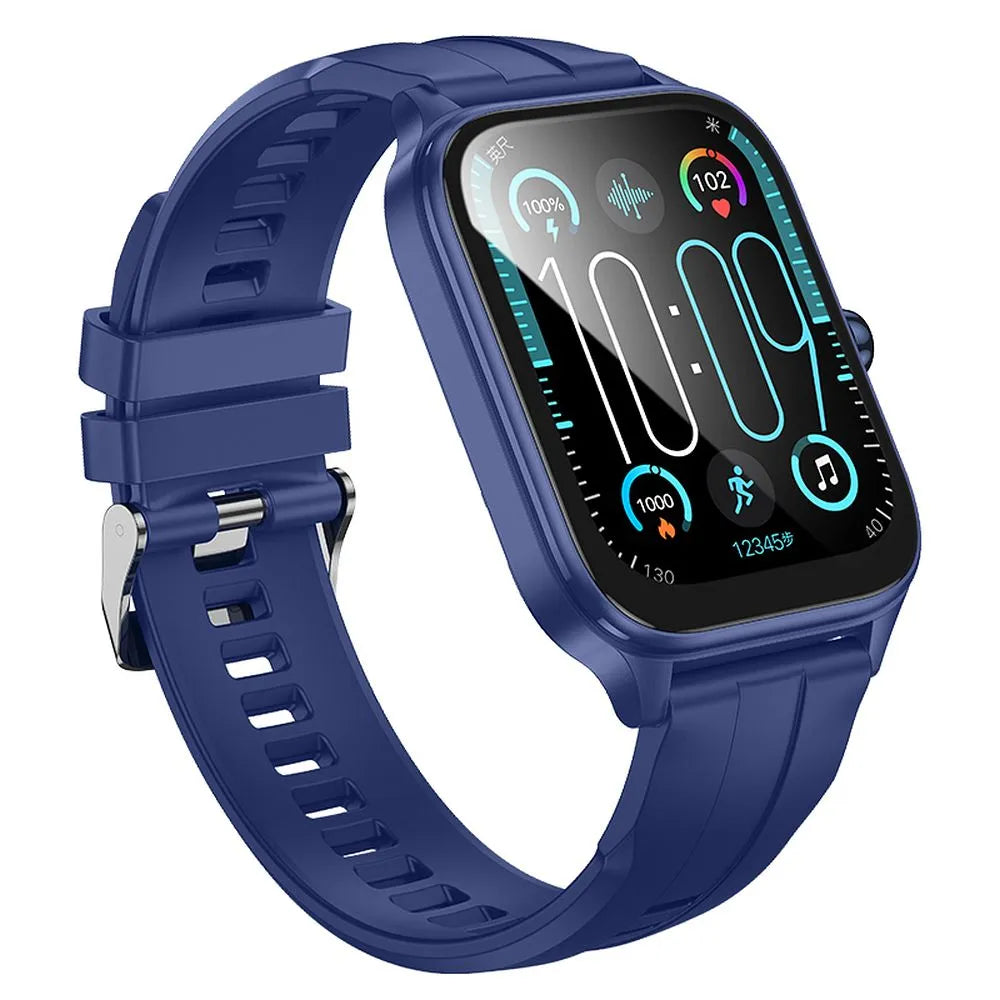 Hoco Y27 Smartwatch 1,95" TFT Anruffunktion Blau IPX4