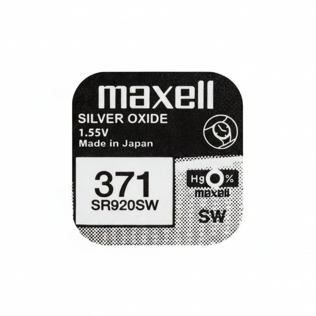 Maxell 371 SR920SW Silberoxid Uhrbatterie Made in Japan - MIZO.at