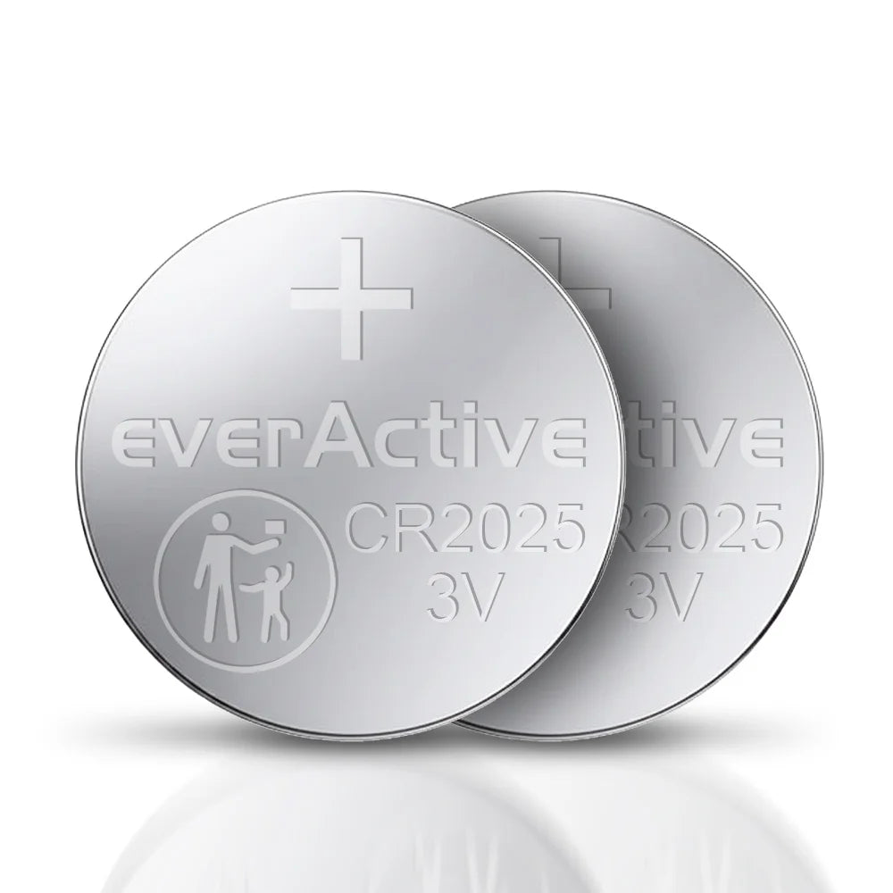 everActive CR2025 Lithium Batterien 5er Pack – 3,0V Knopfzellen