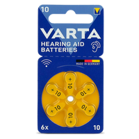 6er Pack Varta Hörgerätebatterien 10 PR70 1,45 V - MIZO.at