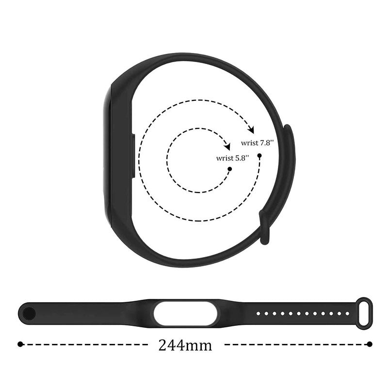 Xiaomi Mi Band 5/6/7 Light Pink Wristband | Adjustable & Skin-Friendly - MIZO.at