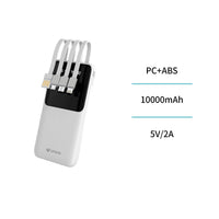 PB1702W Powerbank 10.000 mAh mit Display – Weiß - MIZO.at