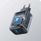 Joyroom JR-TCF13 25W USB-C/USB-A Ladegerät Schwarz Dual-Port PD/QC - MIZO.at