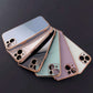 Blau iPhone 13 Pro Case – Goldrahmen Farbwechsel Gel Schutzcover Premium - MIZO.at