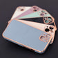 Blau iPhone 13 Pro Case – Goldrahmen Farbwechsel Gel Schutzcover Premium - MIZO.at