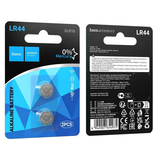 Hoco LR44 Alkaline Batterie DLR16 2er Pack