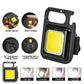 Mini LED Taschenlampe J031 Keychain | 4 Lichtmodi & Magnet - MIZO.at
