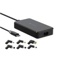Forcell E856 Universal Laptop Charger 90W 6 Adapter Schwarz