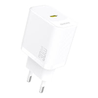 Dudao A27P 30W GaN USB-C PD Schnellladegerät Weiß - MIZO.at