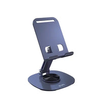 Unico BR1499 Metall-Handyhalter Faltbar – 360° Drehung Silber - MIZO.at