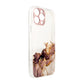 Braun Marmor iPhone 12 Pro Max Case – Transparent Gel Schutzcover Premium - MIZO.at