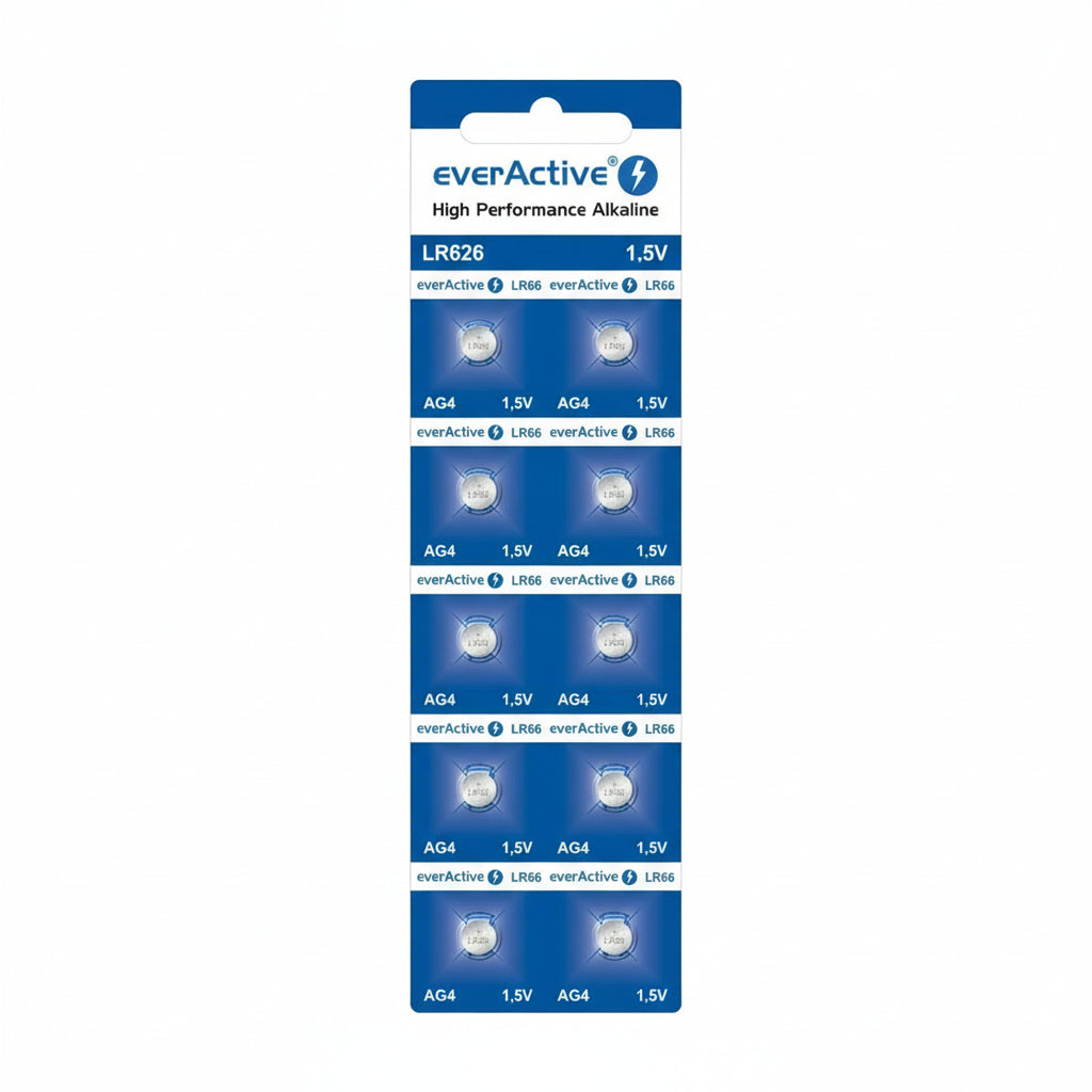 Ag4 Cell everActive LR626 AG4 alkaline button cells pack of 10 1.5V | Mizo.at