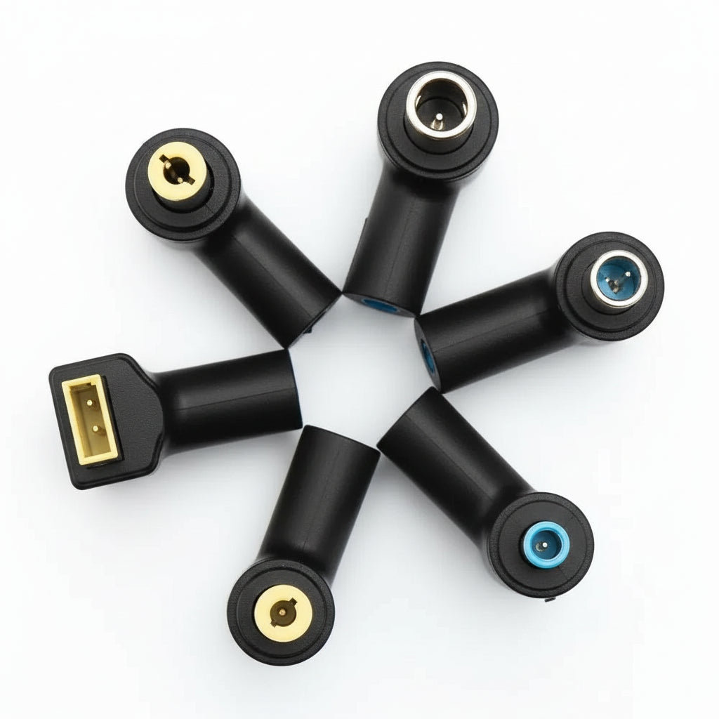 Forcell E856 Universal Laptop Charger 90W 6 Adapter Schwarz