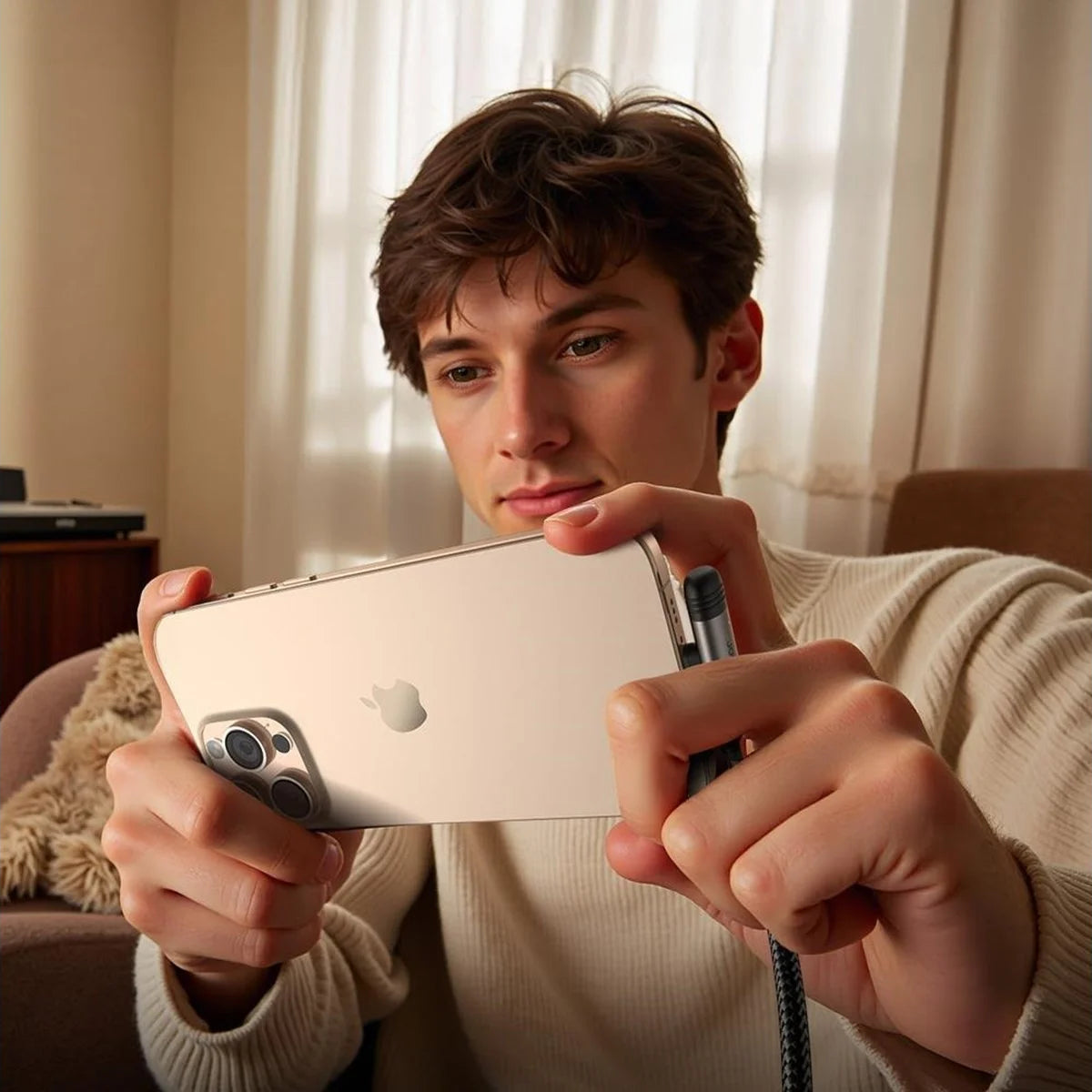 USB C auf Lightning Kabel 30W 90° Winkel Schnellladekabel Joyroom S-A56