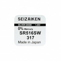 Seizaiken SEIKO 317 SR516SW Silberoxid Uhrbatterie - MIZO.at