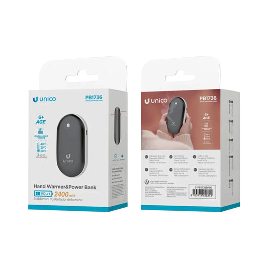 Unico PB1736 Powerbank 2.400 mAh – Schwarz - MIZO.at