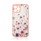 Rosa Floral iPhone 12 Pro Case – Blumenmuster Schutzcover Premium - MIZO.at