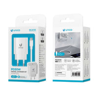 HC4731 USB-C PD 30W Ladegerät mit Kabel 1m Weiß