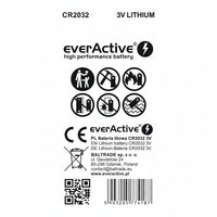 everActive CR2032 Lithium Knopfzellen 2er Pack - MIZO.at