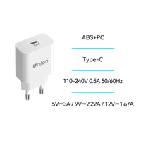 HC2348 USB-C PD 20W Schnellladegerät Schwarz