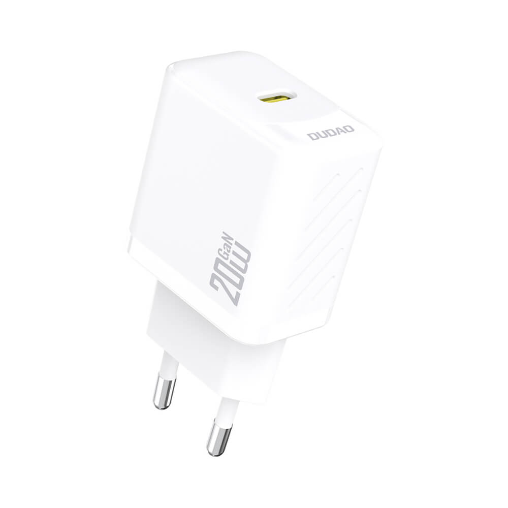 Dudao A26 20W GaN USB-C PD Schnellladegerät Weiß - MIZO.at