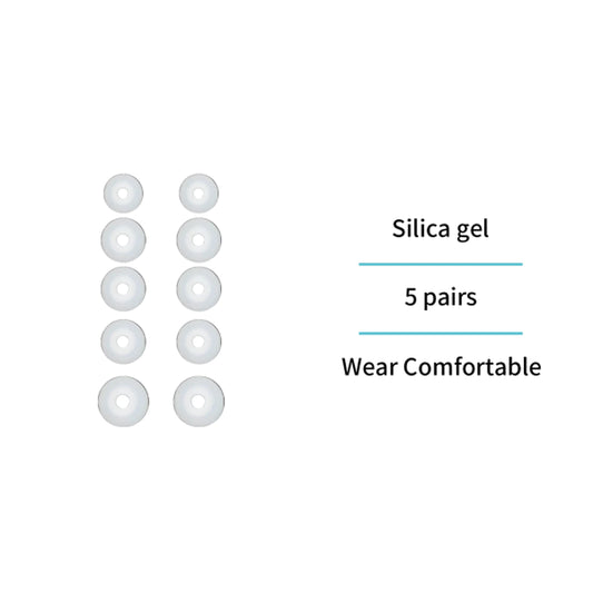 EP1900 Silikon Ohrstöpsel 5 Paar Ersatz Weiß