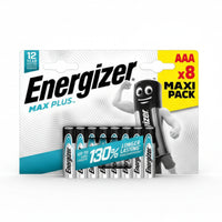 8er Pack Energizer Max Plus AAA LR03 Alkaline Batterien - MIZO.at
