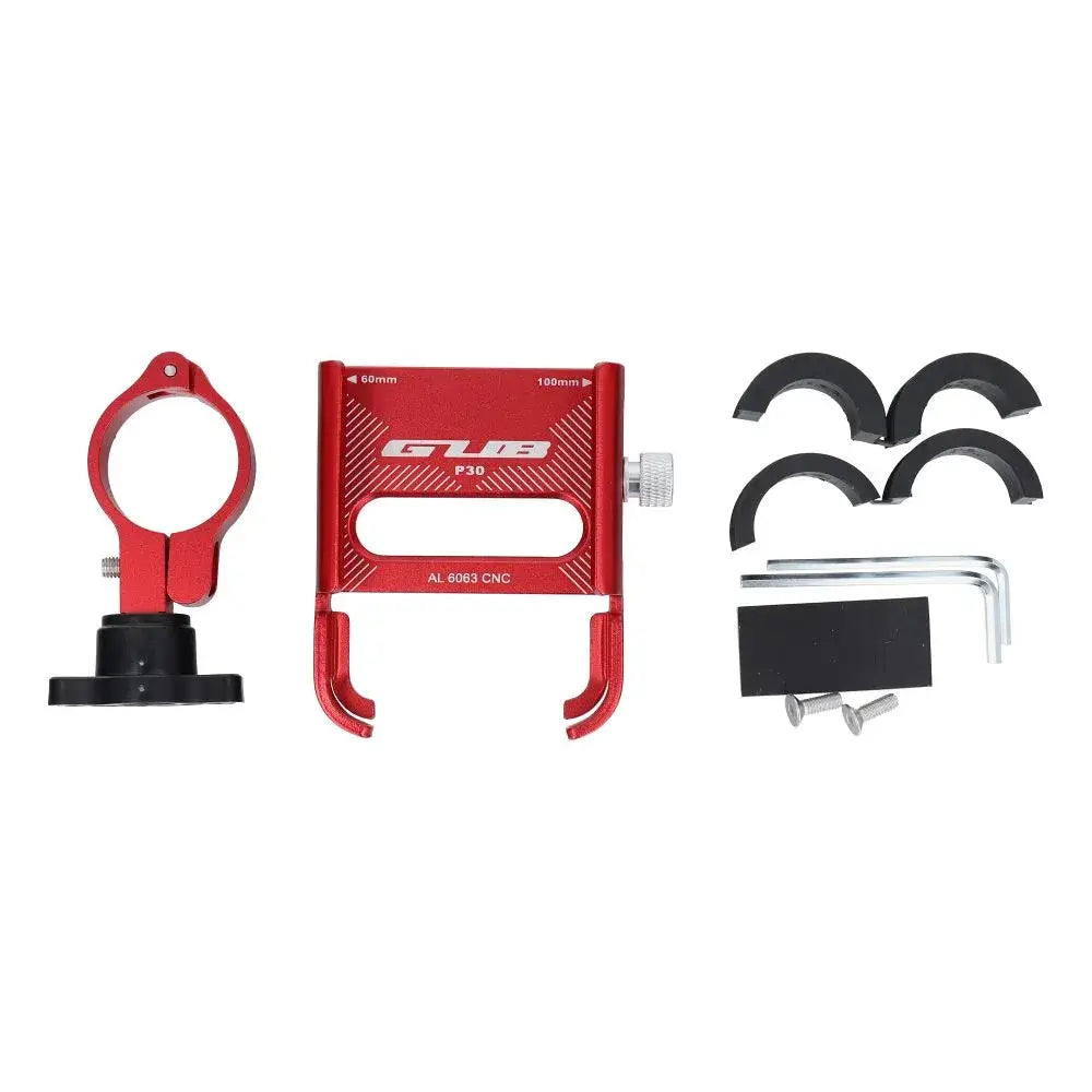 fahrrad handyhalterung huawei p30 pro GUB P30 Handyhalterung Rot – Aluminium Lenkerhalter