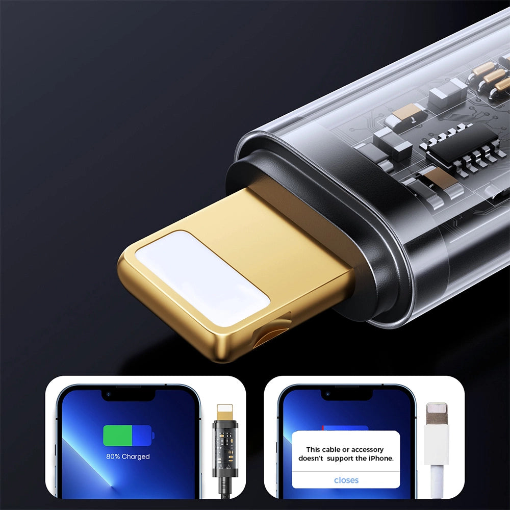 Joyroom 20W Lightning Cable | 2.4A Fast Charging 1.2M Black - MIZO.at