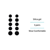 EP1900 Silikon Ohrstöpsel 5 Paar Ersatz Schwarz