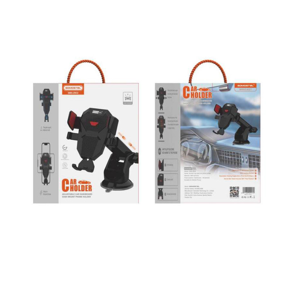 Somostel Handy-Halterung Auto KFZ-Halter Schwarz SMSZB32 - MIZO.at