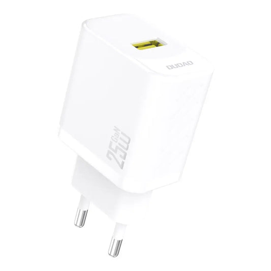 Dudao A27S 25W GaN USB-A Schnellladegerät Weiß - MIZO.at