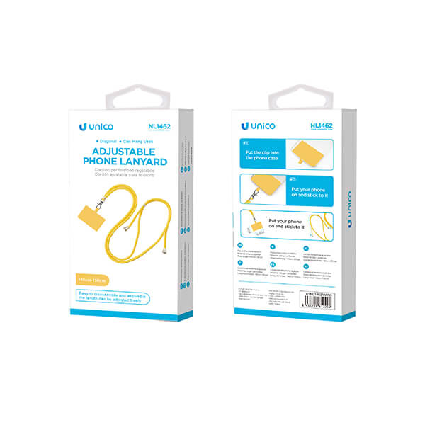 UNICO NL1462 Faltbarer Universal-Handyhalter – Gelb - MIZO.at