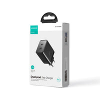 Joyroom 40W Fast Charger | Dual USB-C PD, QC Power Adapter - MIZO.at