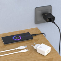 Dudao A23 2.4A USB-A Schnellladegerät Weiß - MIZO.at