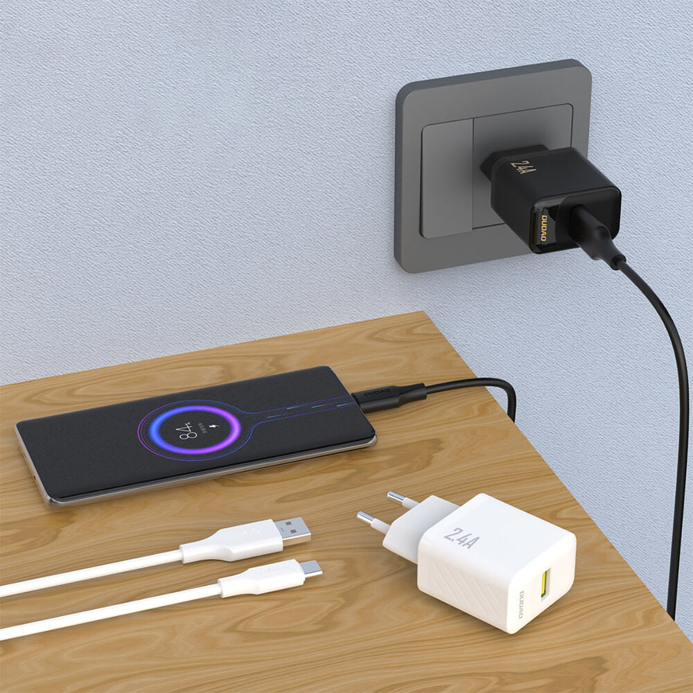 Dudao A23 2.4A USB-A Schnellladegerät Weiß - MIZO.at