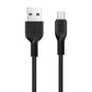 Hoco X20 Micro-USB Kabel 1 m – Flash Charging & Daten Schwarz - MIZO.at