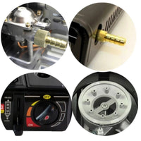 2-in-1 Camping Gaskocher 2200W mit Koffer