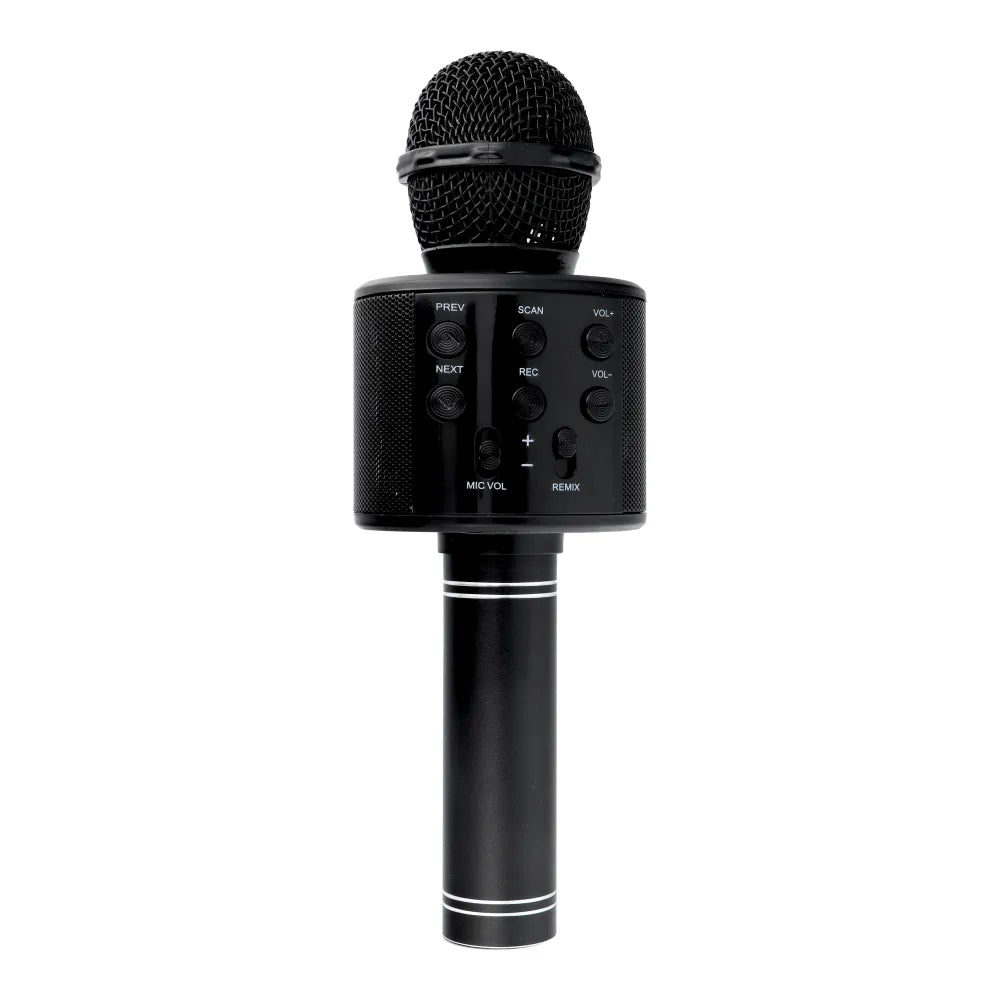 Multimedia Karaoke Microphone CR58 Black | Bluetooth, Voice Changer - MIZO.at