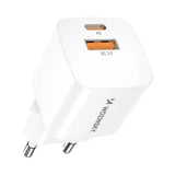 Wozinsky CMWCW 20W Dual-Port Ladegerät USB-C PD & USB-A Weiß - MIZO.at