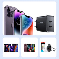 Joyroom 40W Fast Charger | Dual USB-C PD, QC Power Adapter - MIZO.at