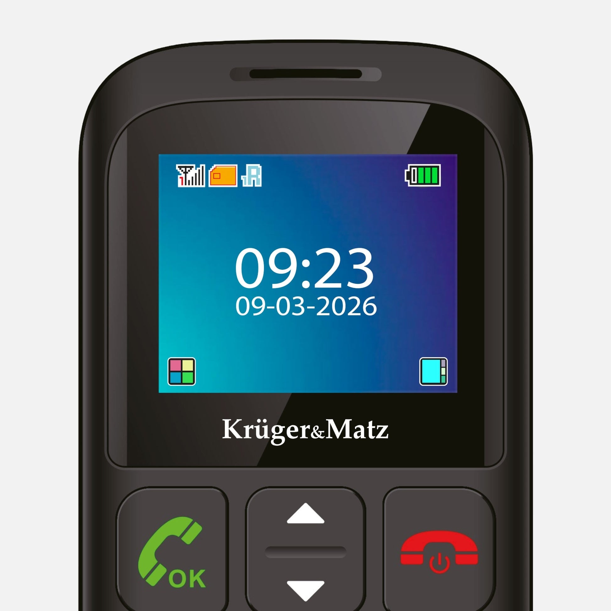 Senioren Handy Krüger & Matz Simple 923 GSM mit SOS Taste Dual SIM - MIZO.at