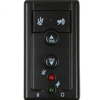 Externe USB-Soundkarte 7.1 mit Kopfhörer- & Mikrofonanschluss – Schwarz - MIZO.at