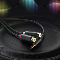 UGREEN RCA Audio Adapter | 0.25M Female Cable Gray - MIZO.at