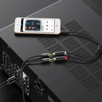 UGREEN RCA Audio Adapter | 0.25M Female Cable Gray - MIZO.at